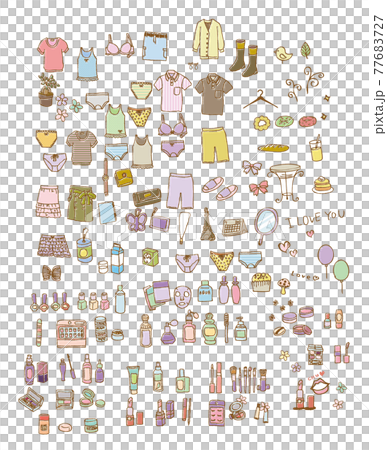 線画のイラスト 77683727
