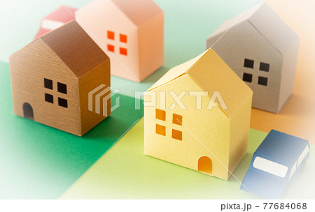 隣家との境界 境界線 土地 不動産 隣家との境界 境界線 土地 不動産 77684068