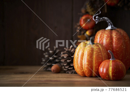 ハロウィンイメージとリース ハロウィンイメージとリース 77686521