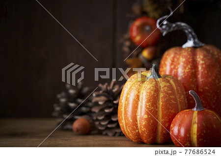 ハロウィンイメージとリース ハロウィンイメージとリース 77686524