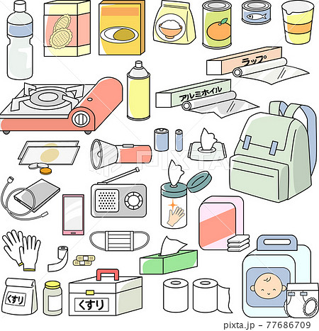 防災用品セット 77686709