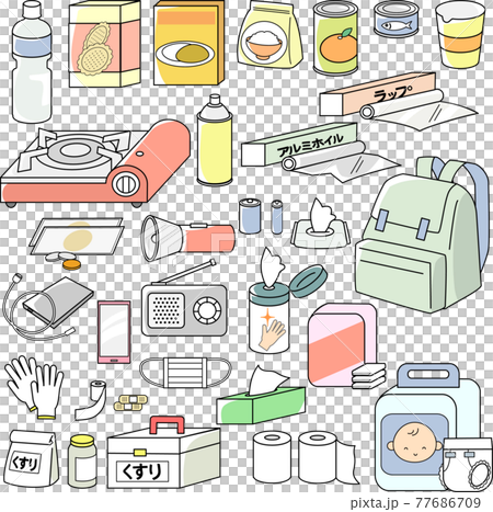 防災用品セット 77686709