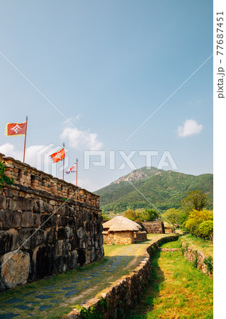 Naganeupseong Nagan folk village in Suncheon, Korea 77687451