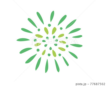 かわいい打上花火 夏 手書きイラスト素材のイラスト素材