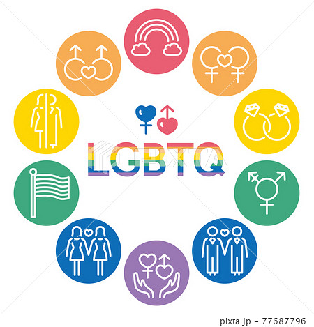 LGBTQ　ロゴ 77687796