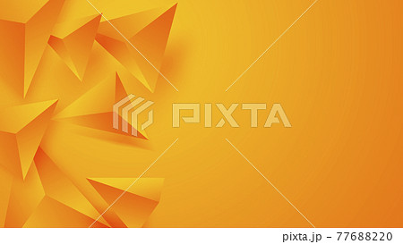 Abstract Triangle Background. 3D Triangles 77688220