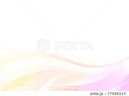 ピンク黄色の曲線 77688324