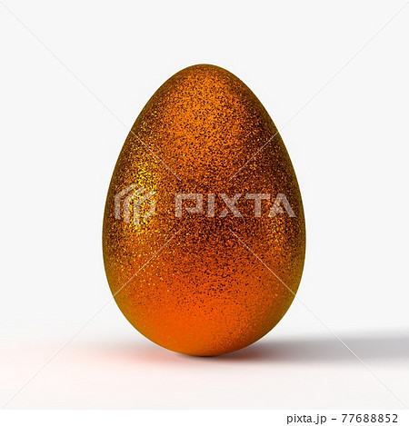 glittering easter egg. 3d illustration glittering easter egg. 3d illustration 77688852