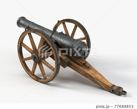 ramadan cannon, 3d illustration 77688853