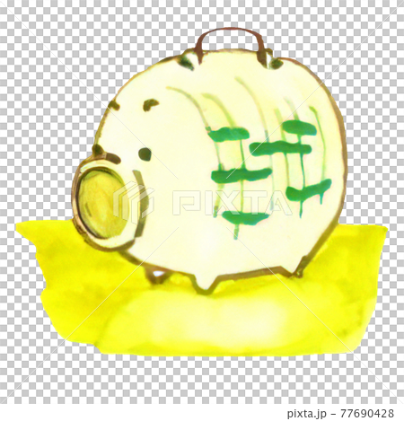 シンプルな可愛らしい蚊取り線香のイラスト 77690428