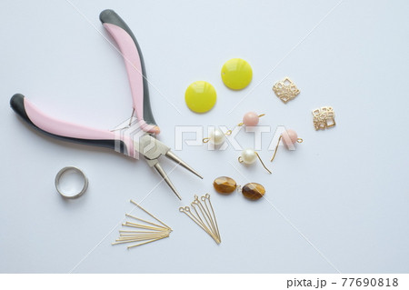 アクセサリーパーツと道具 丸やっとこ 丸カン 9ピン Tピン アクセサリーパーツと道具 丸やっとこ 丸カン 9ピン Tピン 77690818