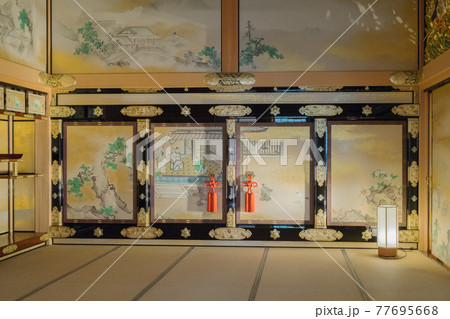 名古屋城本丸御殿上洛殿上段之間帳台構 77695668