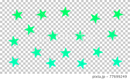 Green star pattern - Stock Illustration [77699249] - PIXTA