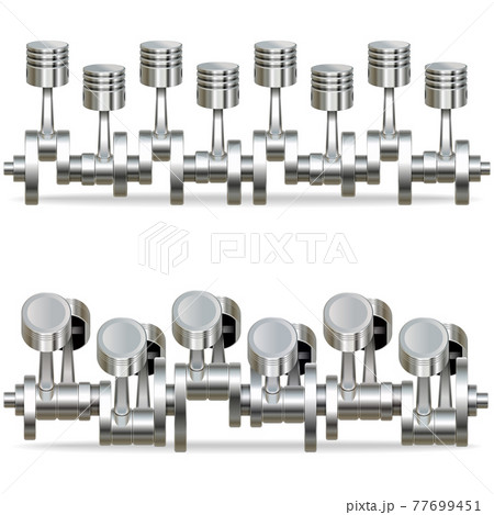 Vector Engine Pistons Rows 77699451