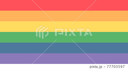 LGBT pride flag background. Rainbow pride flag include of Lesbian, gay, bisexual, and transgender flag of LGBT organization. Horizontal pride rainbow vector illustration 77703597