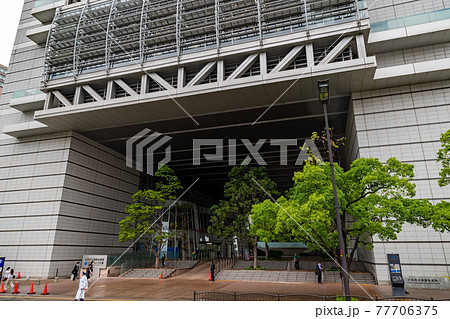大阪府立国際会議場 グランキューブ大阪 中ノ島 大阪市 外観 ロングショット HDR 正面間口 大阪府立国際会議場 グランキューブ大阪 中ノ島 大阪市 外観 ロングショット HDR 正面間口 77706375