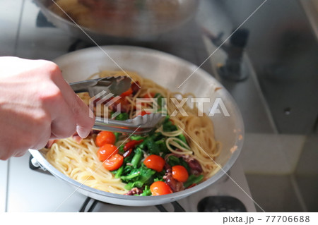 手作りパスタ　自炊生活 77706688