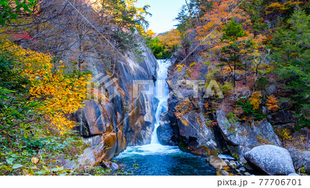 昇仙峡（秋）：仙娥滝 77706701