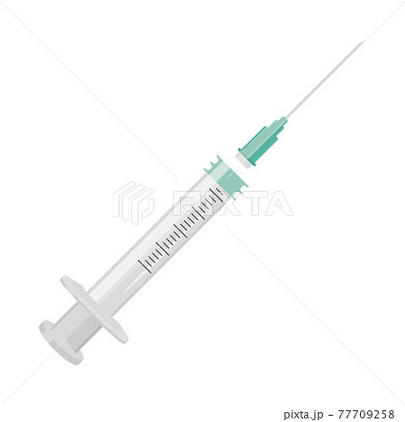 Isolated syringe illustration Isolated syringe illustration 77709258