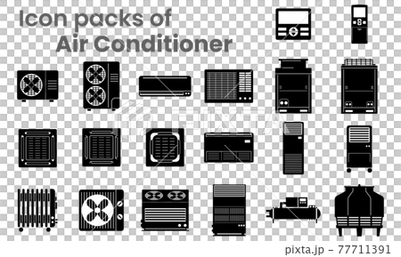 Icon packs of Air conditioners 77711391