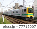 E493系と1キロポスト 77712007
