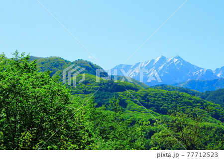 麗しき北アルプス　その2105　：　春の北アルプス　その2105 77712523