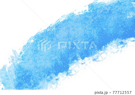 波 水彩画 海 77712557