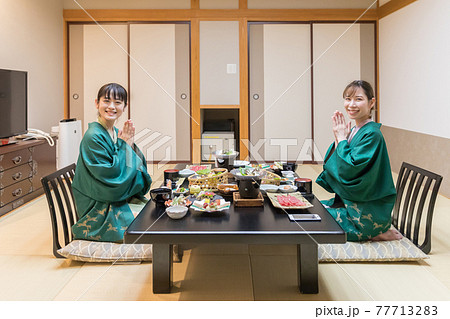 旅行イメージ　gotoトラベル・イートキャンペーン 77713283