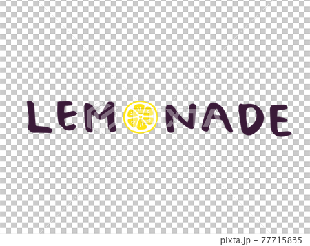 Cute lemonade LEMONADE character / handwritten character illustration material Cute lemonade LEMONADE character / handwritten character illustration material 77715835