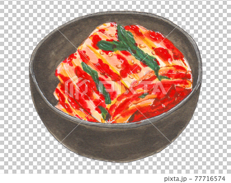 手描き飲食メニュー キムチ 手描き飲食メニュー キムチ 77716574