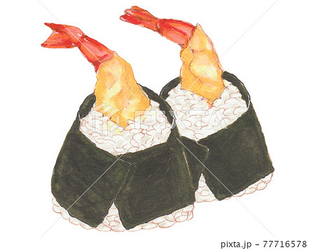 手描き飲食メニュー 天むす 手描き飲食メニュー 天むす 77716578