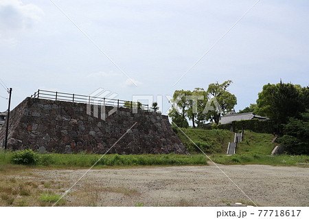 西尾市歴史公園の西尾城天守閣二之丸址(愛知県西尾市) 西尾市歴史公園の西尾城天守閣二之丸址(愛知県西尾市) 77718617