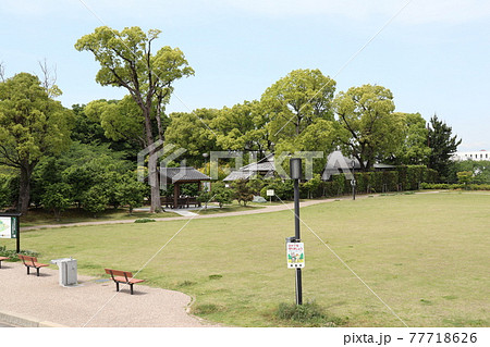 西尾市歴史公園の二之丸広場（愛知県西尾市） 77718626