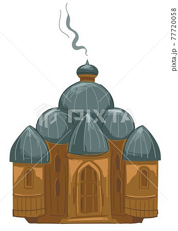 Censer with smoke, christian religion tradition 77720058