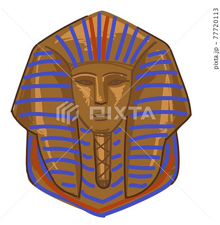 Tutankhamun, gold tomb of pharaoh mummy vector - Stock Illustration  [77720113] - PIXTA
