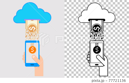 Money from cloud to mobile 77721136