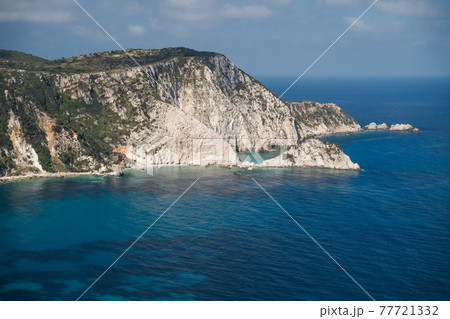Petani Beach in Kefalonia, Ionian Islands, Greece Petani Beach in Kefalonia, Ionian Islands, Greece 77721332
