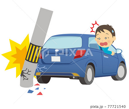 自動車による物損事故 77721540