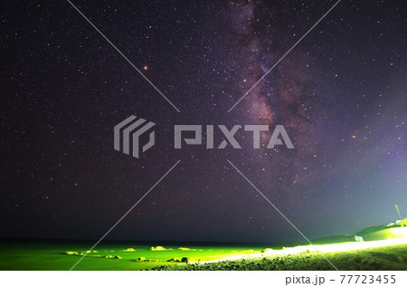 沖縄の星空/石垣市白保海岸 沖縄の星空/石垣市白保海岸 77723455