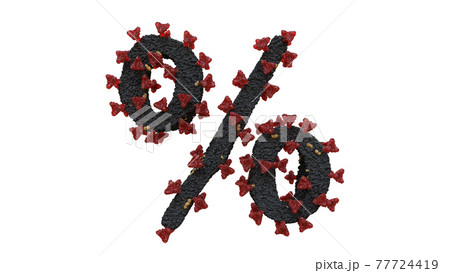 Corona Virus Typeface text Percent 77724419