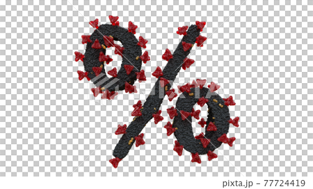 Corona Virus Typeface text Percent 77724419