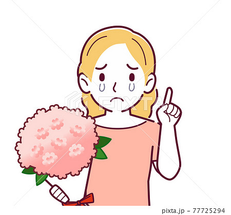 若い金髪の女性 77725294