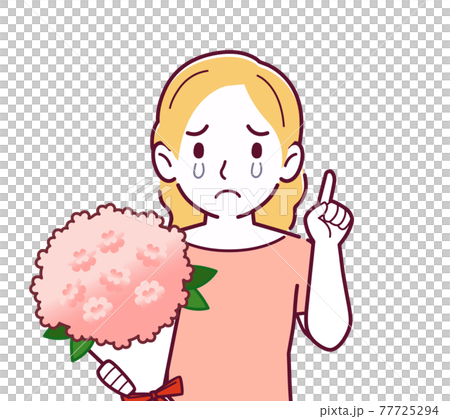 若い金髪の女性 77725294