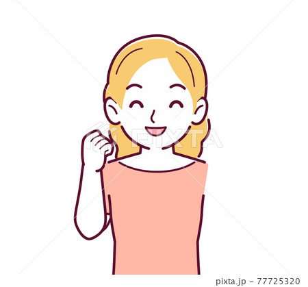 若い金髪の女性 若い金髪の女性 77725320