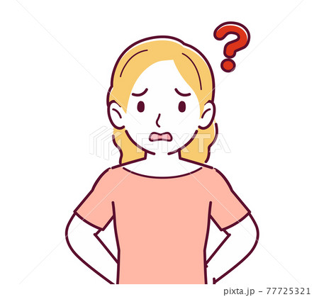 若い金髪の女性 77725321