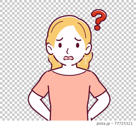 若い金髪の女性 77725321