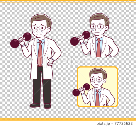 穿實驗室外套的老人 77725628