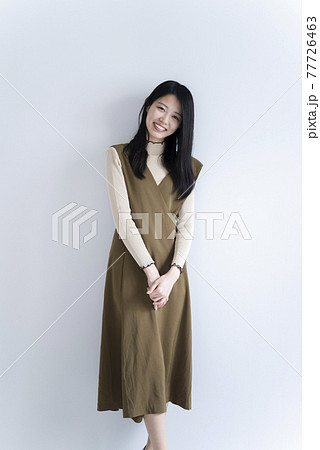 爽やかな女性の写真素材