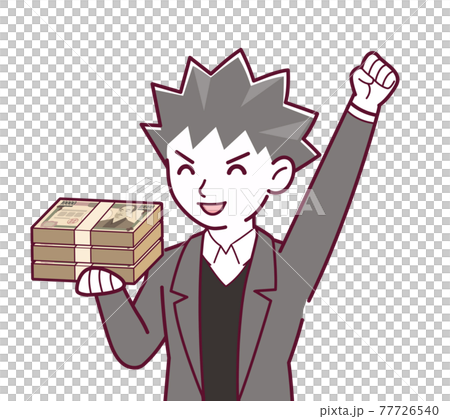 Illustration of a bad scammer 77726540
