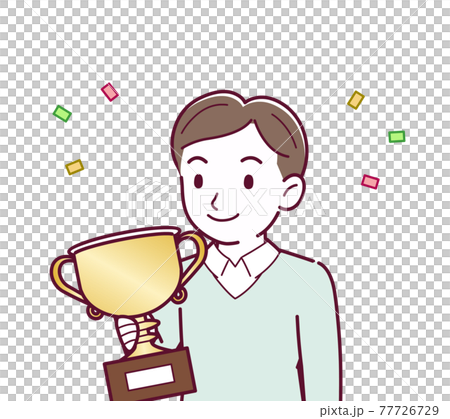 Illustration of a gentle dad 77726729